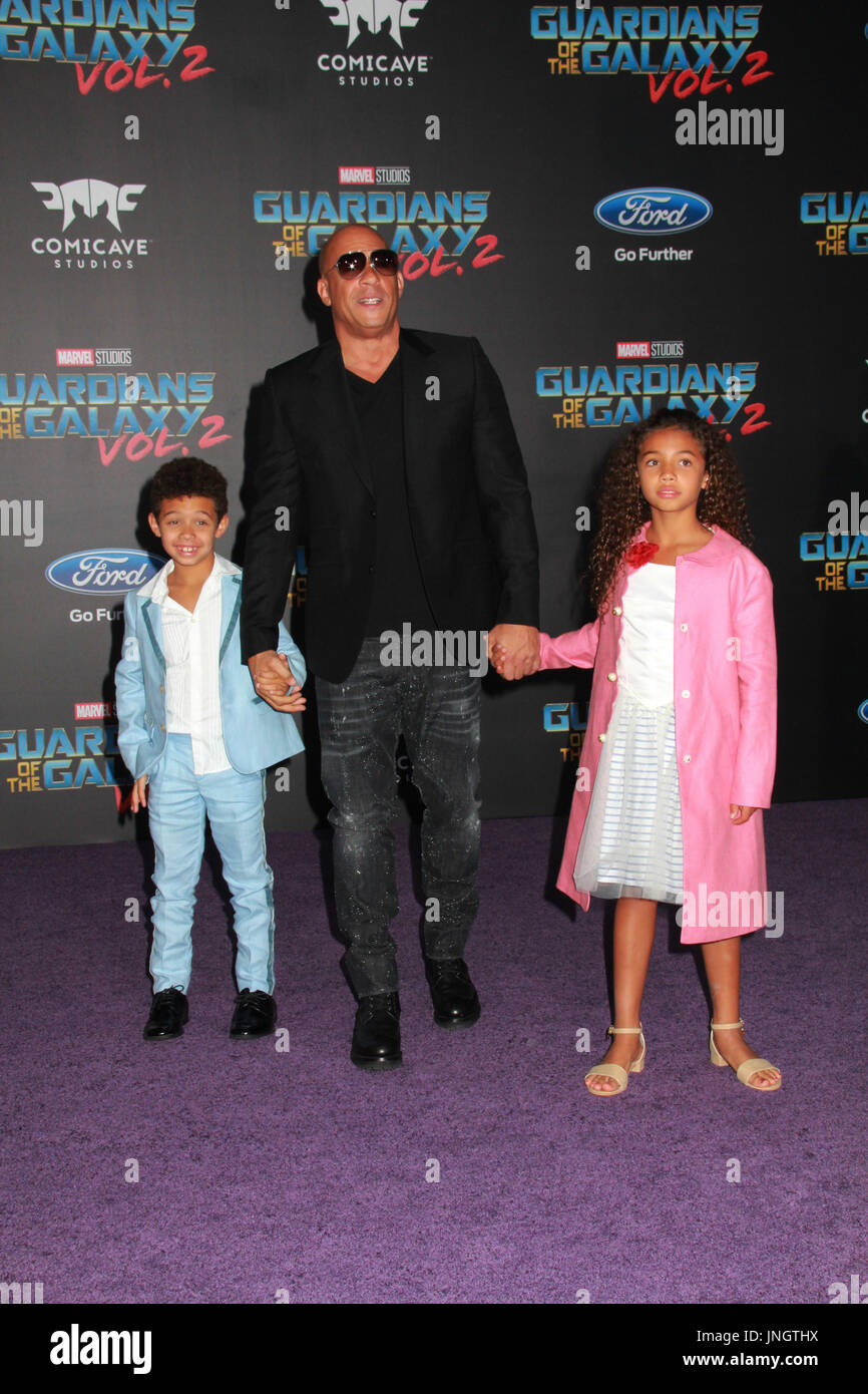 Vincent Sinclair, Vin Diesel, Hania Riley Sinclair 04/19/2017 The World