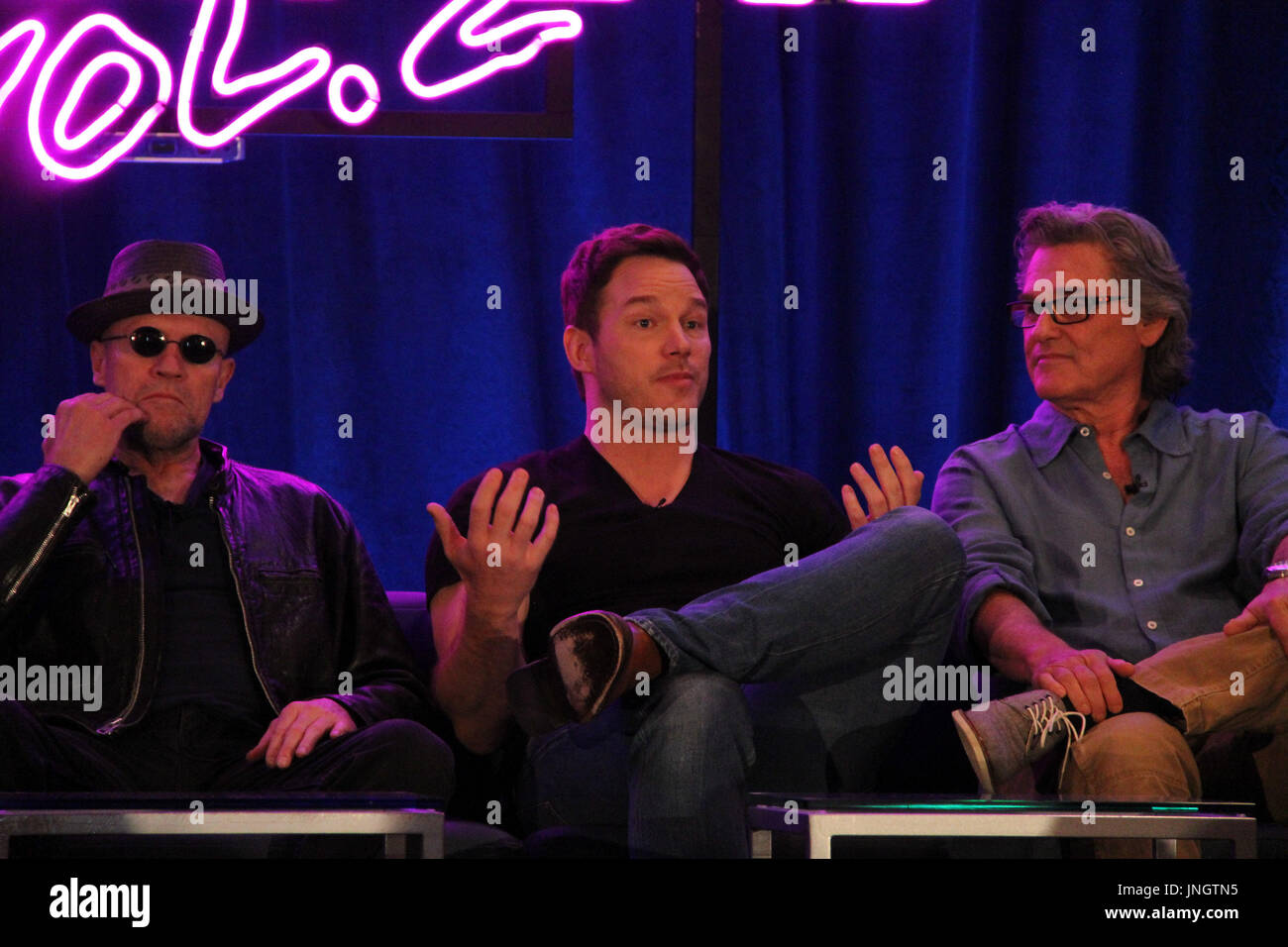 Michael Rooker, Chris Pratt, Kurt Russell 04/20/2017