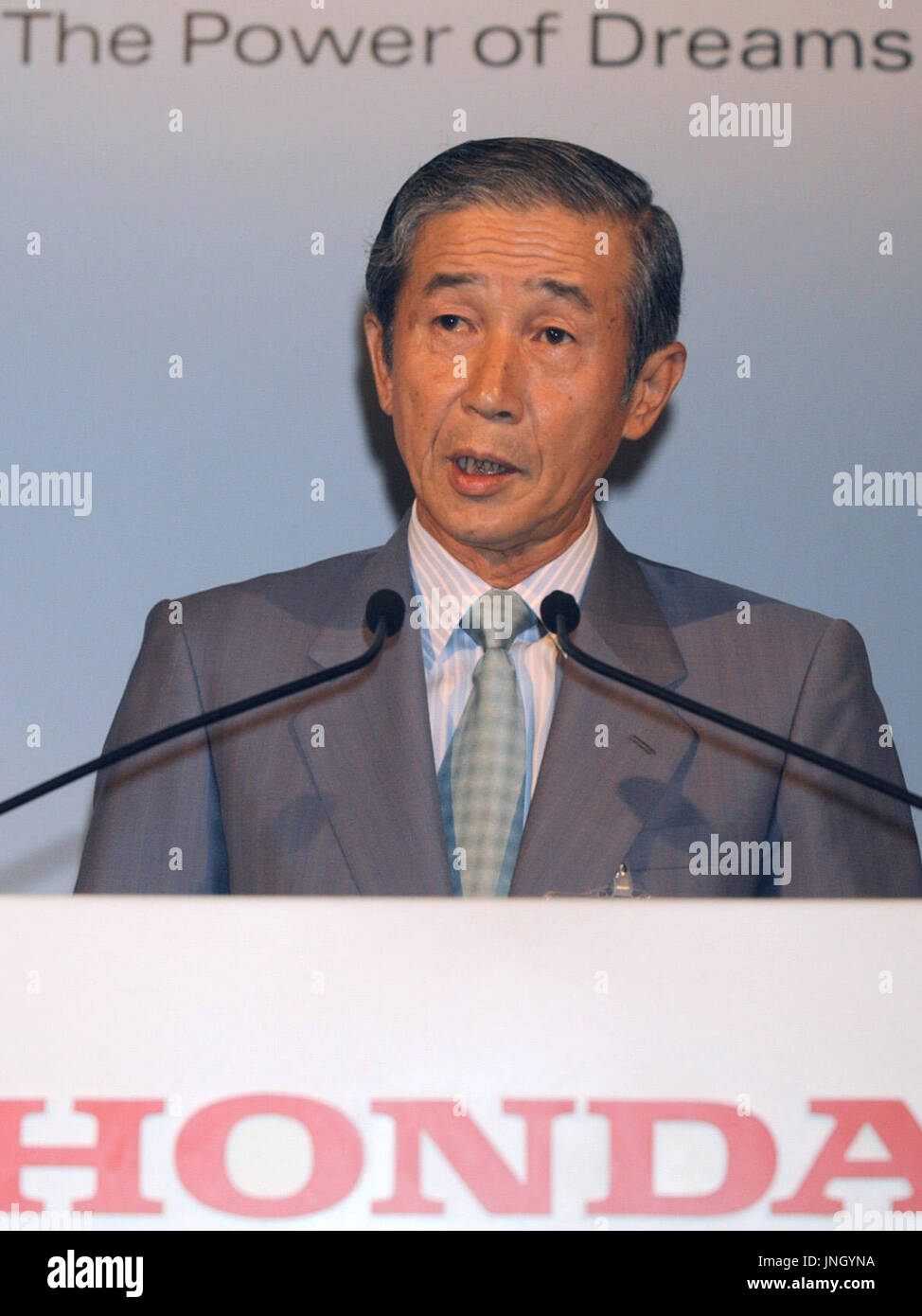 TOKYO, Japan Honda Motor Co. President Hiroyuki Yoshino announces at