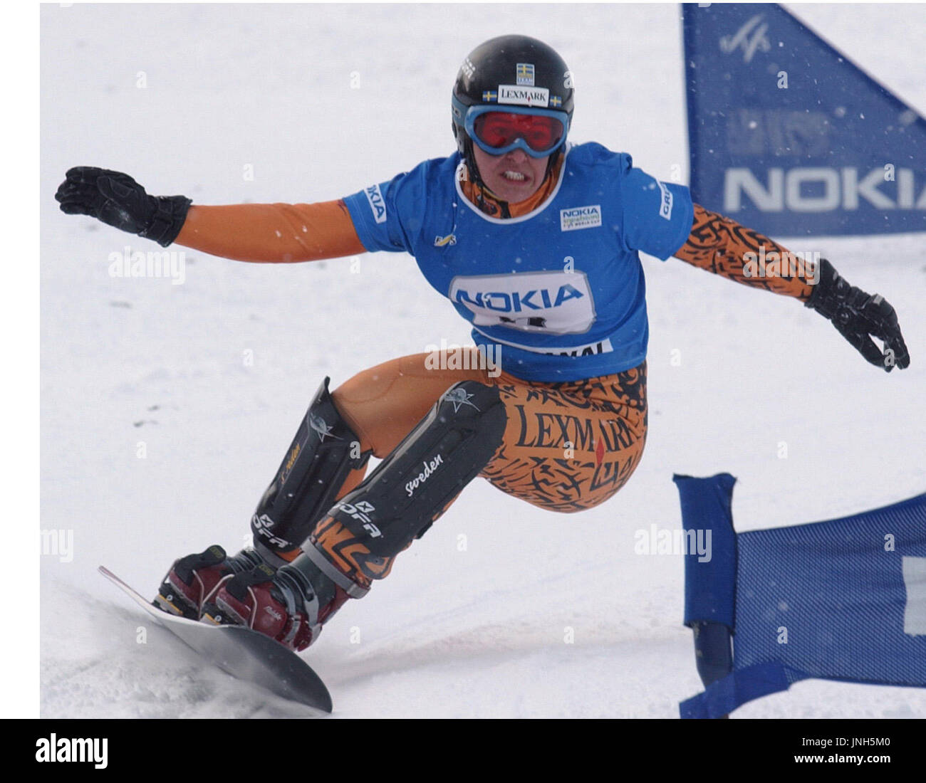 SAPPORO, Japan - Sara Fischer of Sweden races down the 525-meter