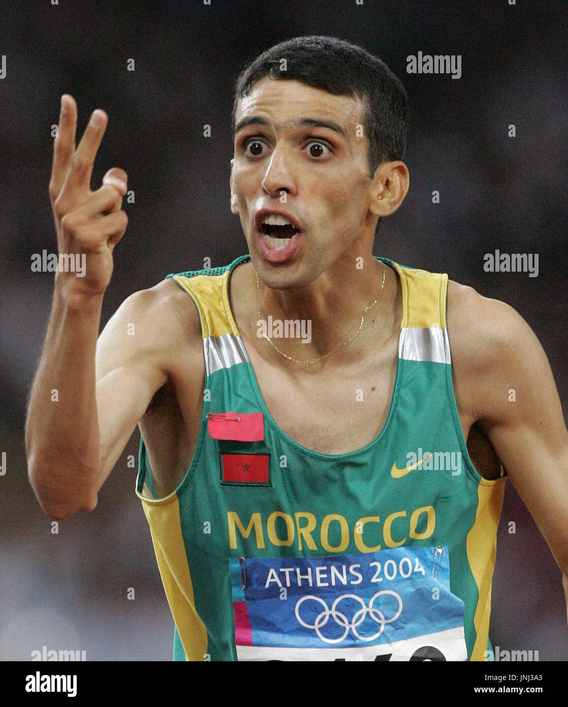 ATHENS, Greece - Morocco's Hicham El Guerrouj, the winner of the men's