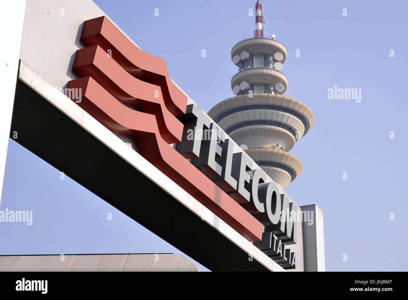 Milan (Italy), headquarters of telecommunications company Telecom Italia in  Rozzano Stock Photo - Alamy