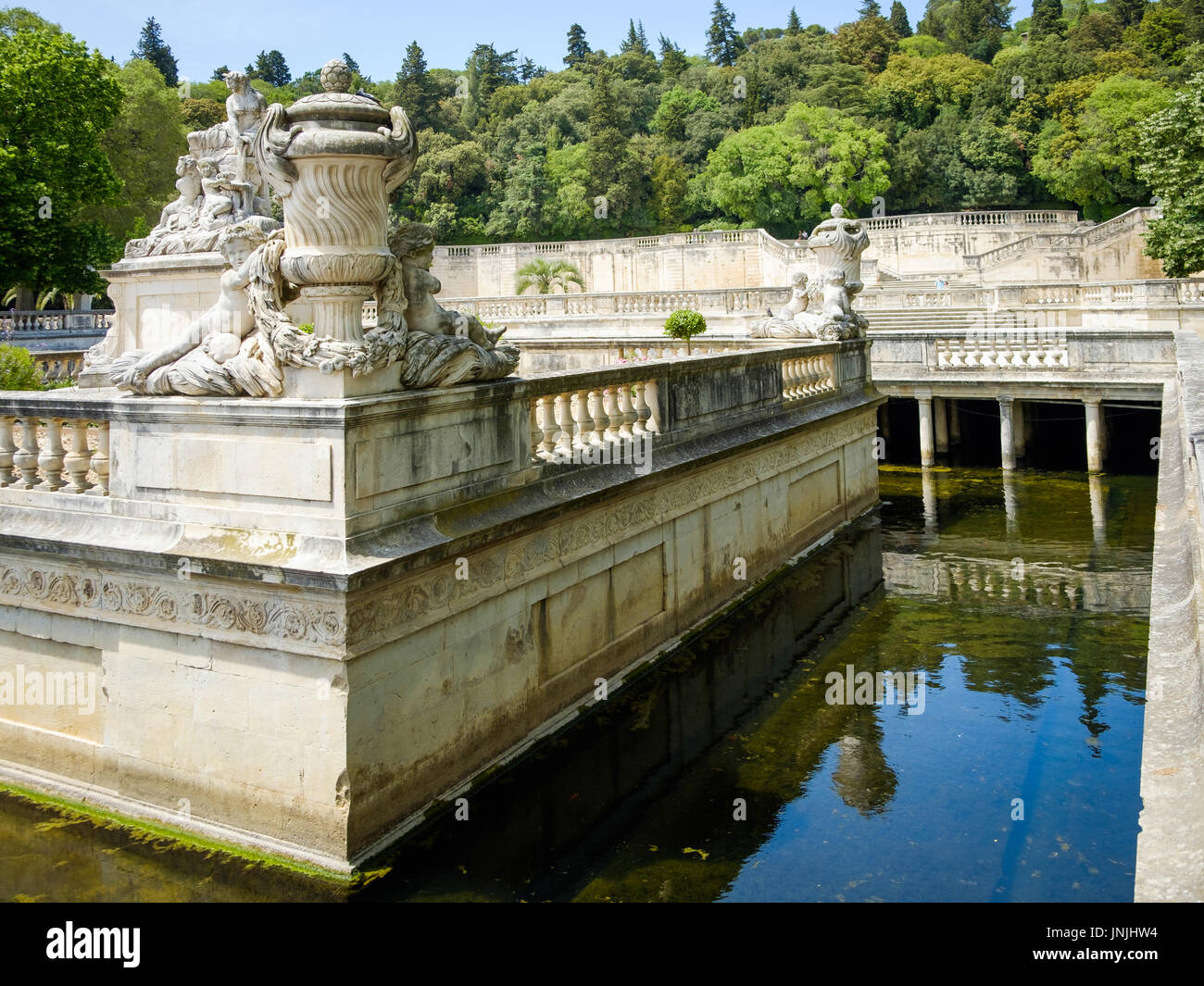 Jardin de la fontaine nimes hi-res stock photography and images - Alamy