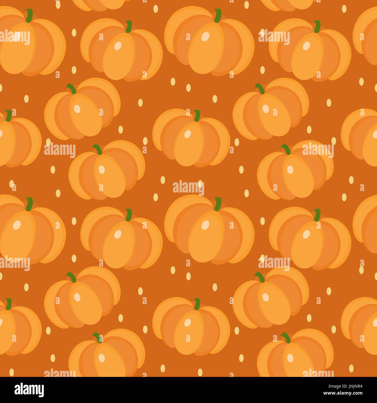 Pumpkin seamless pattern. Gourd, endless background, texture. Vegetable