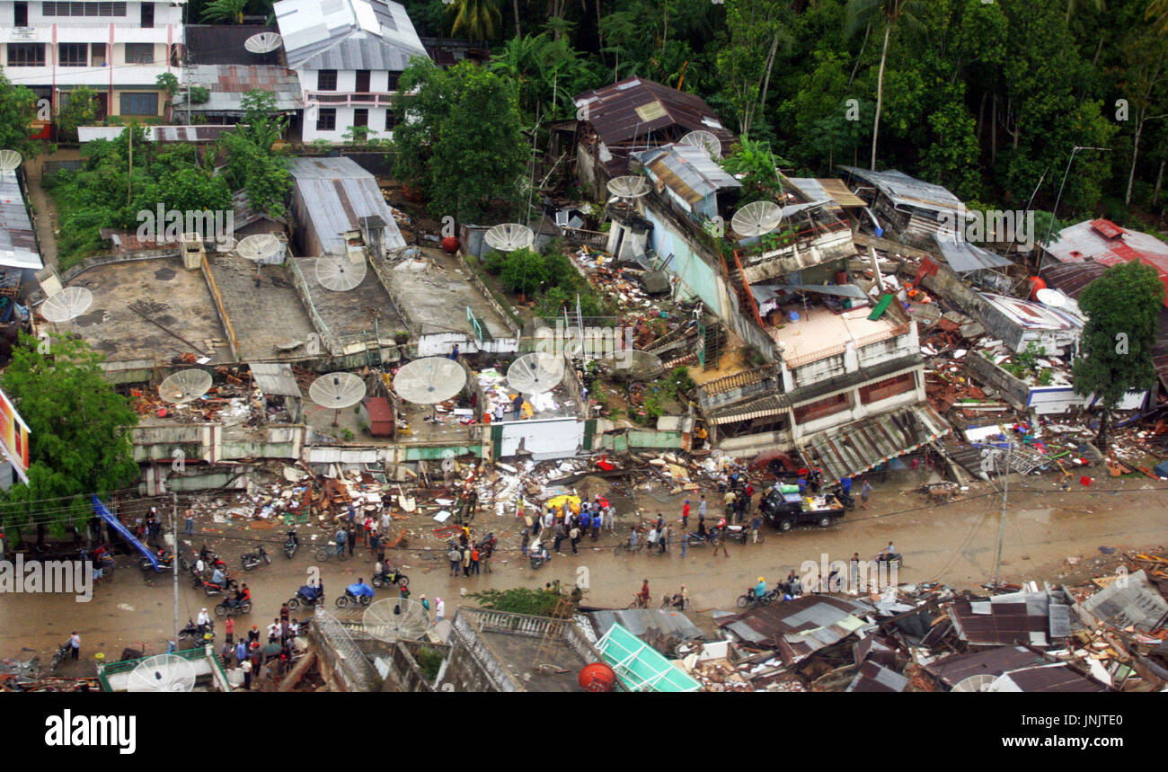 NIAS ISLAND Indonesia Houses On Indonesia s Simeuleu Island Are Seen 