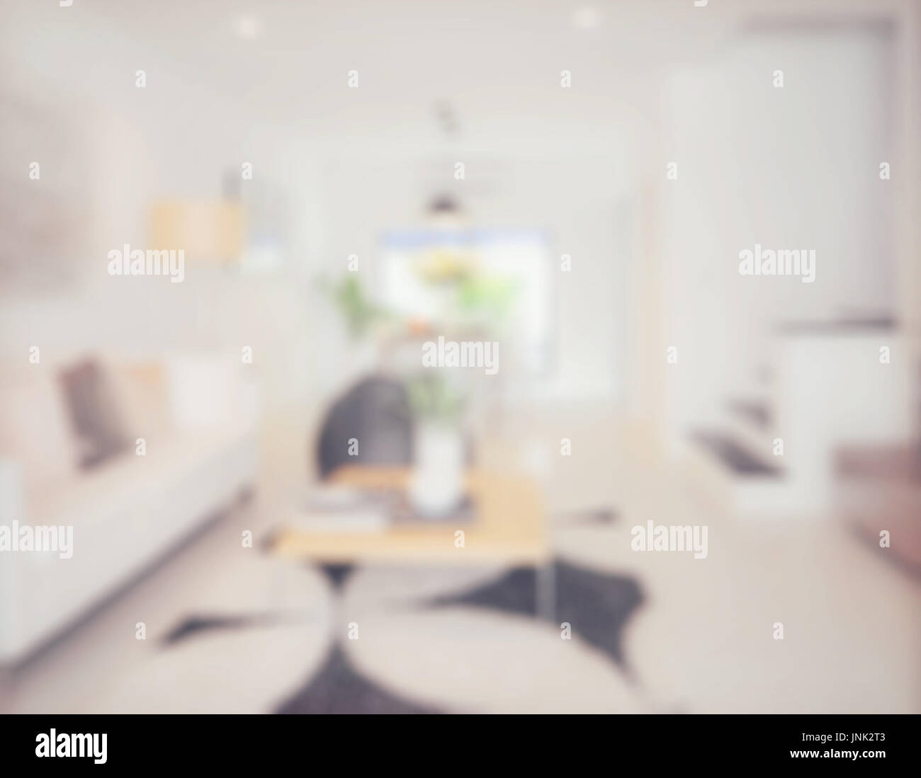 blur image of modern living room interior Stock Photo - Alamy