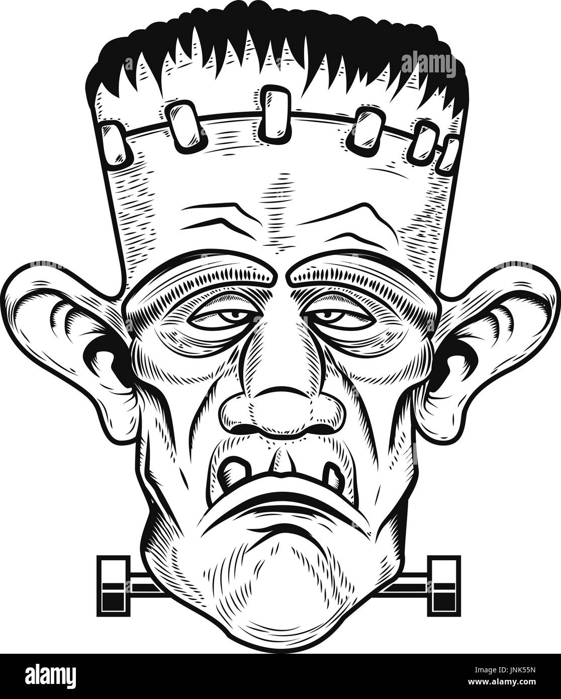 Frankenstein monster drawing hi-res stock photography and images - Alamy