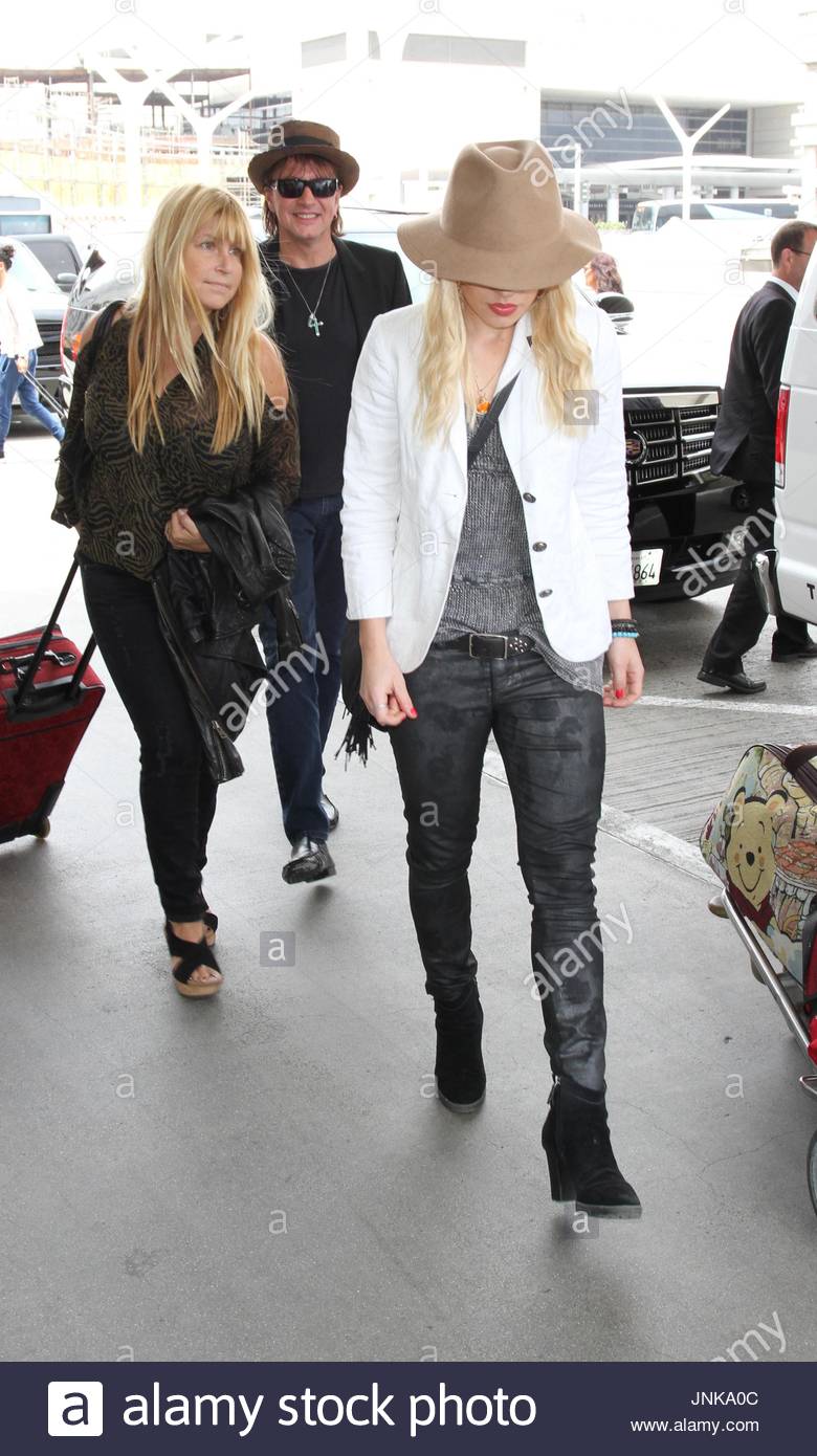 Richie Sambora, Orianthi. Richie Sambora and his girlfriend, Orianthi ...