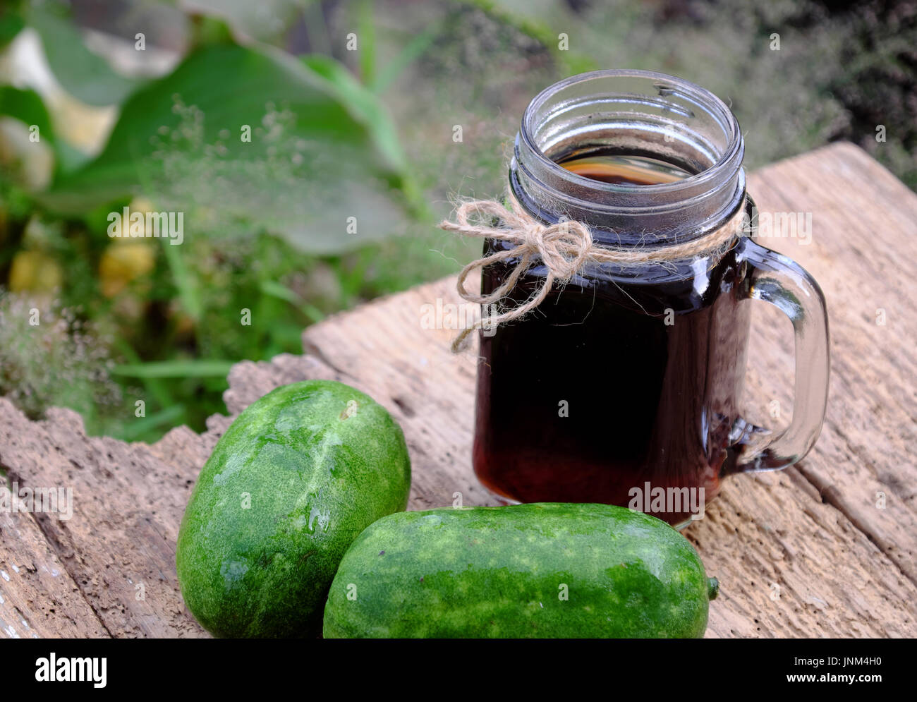 Antipyretic beverage for hot day, wax gourd tea, a popular drinks at