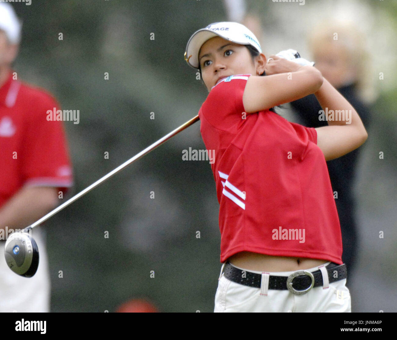 BROKEN ARROW, United States Japan's Ai Miyazato watches her tee shot