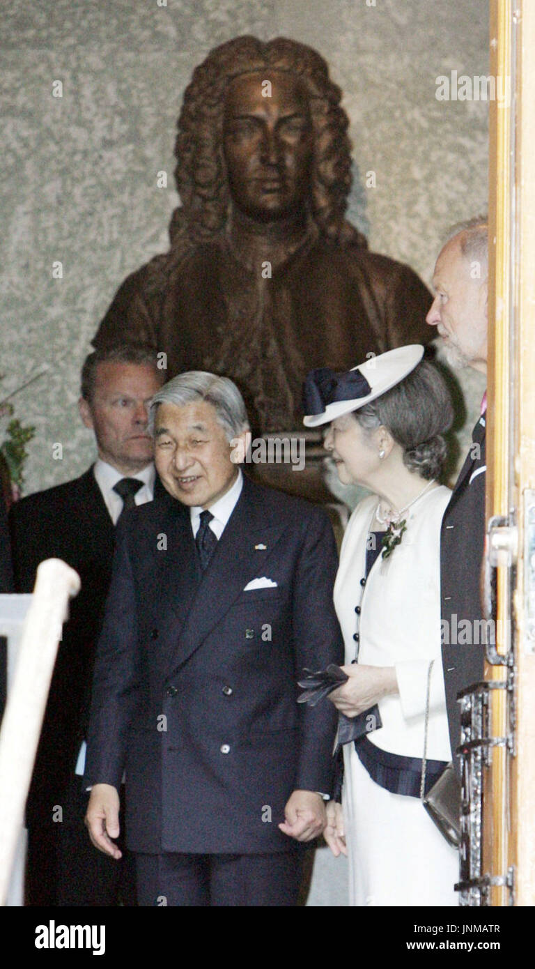 STOCKHOLM, Sweden Japanese Emperor Akihito and Empress Michiko tour