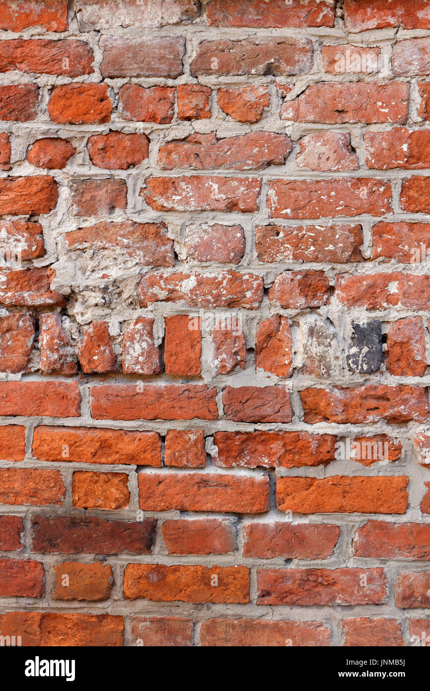 Old red brick wall background Stock Photo - Alamy