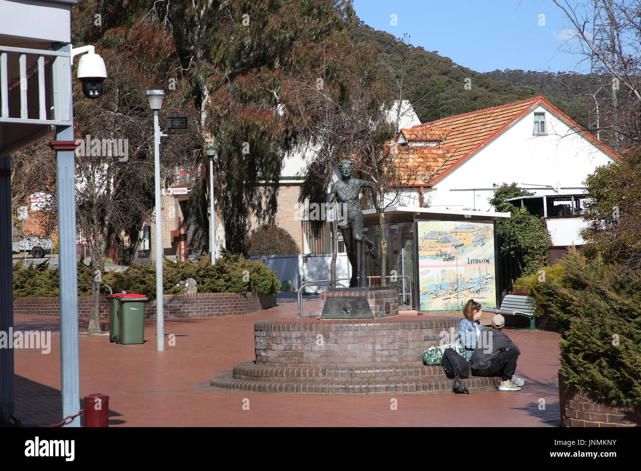 Main Street, Lithgow in New South Wales, Australia Stock Photo Alamy
