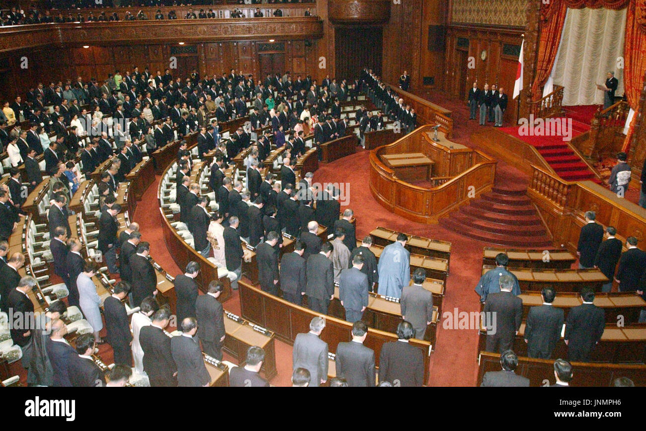 TOKYO, Japan Emperor Akihito proclaims from the imperial seat at the