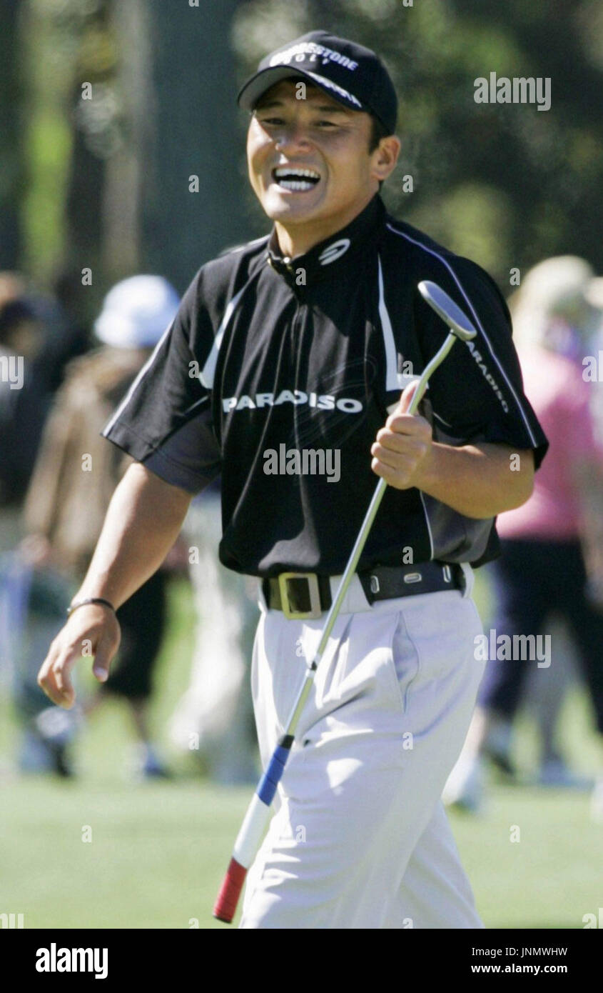 AUGUSTA, United States - Japan’s Shigeki Maruyama smiles during his