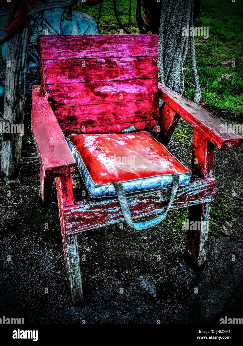Broken Wood Chair High Resolution Stock Photography and Images Alamy