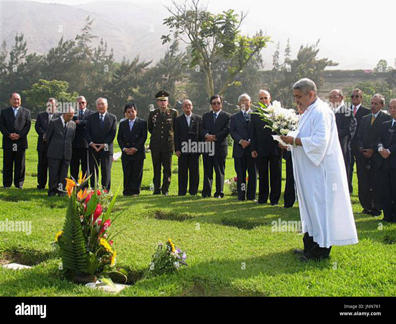 LIMA, Peru - Former hostages and the families of the hostages who died
