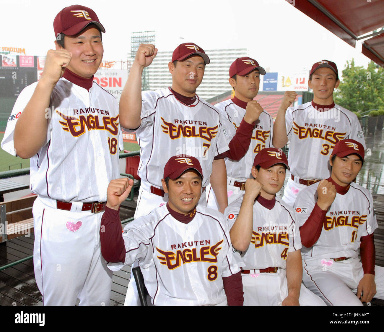 SENDAI, Japan - Seven Rakuten Eagles players named July 2 to the ...