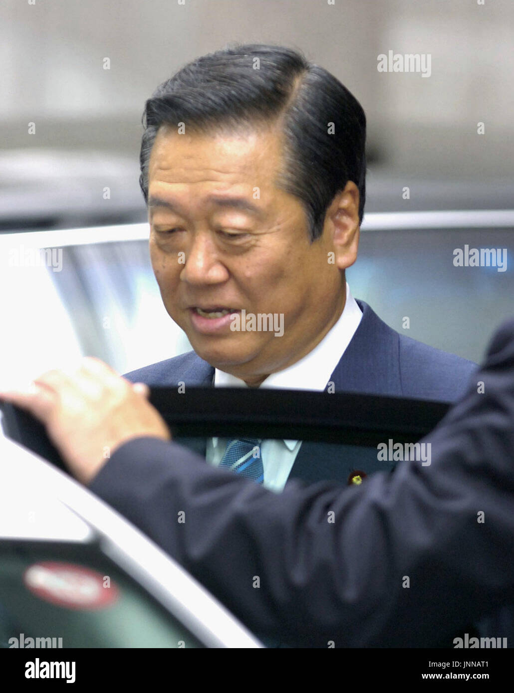 TOKYO, Japan Democratic Party of Japan President Ichiro Ozawa gets