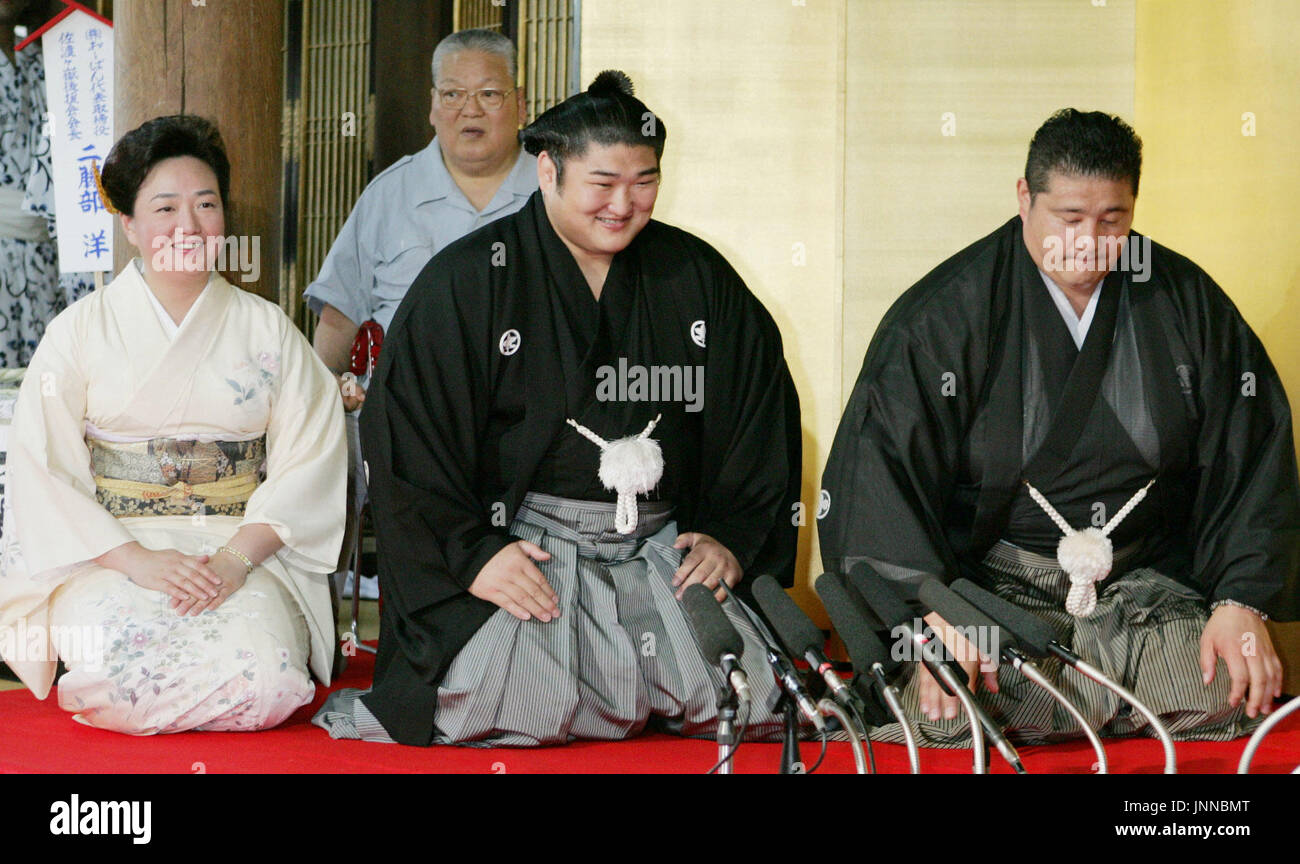NAGOYA, Japan Dressed in traditional attire, sumo wrestler