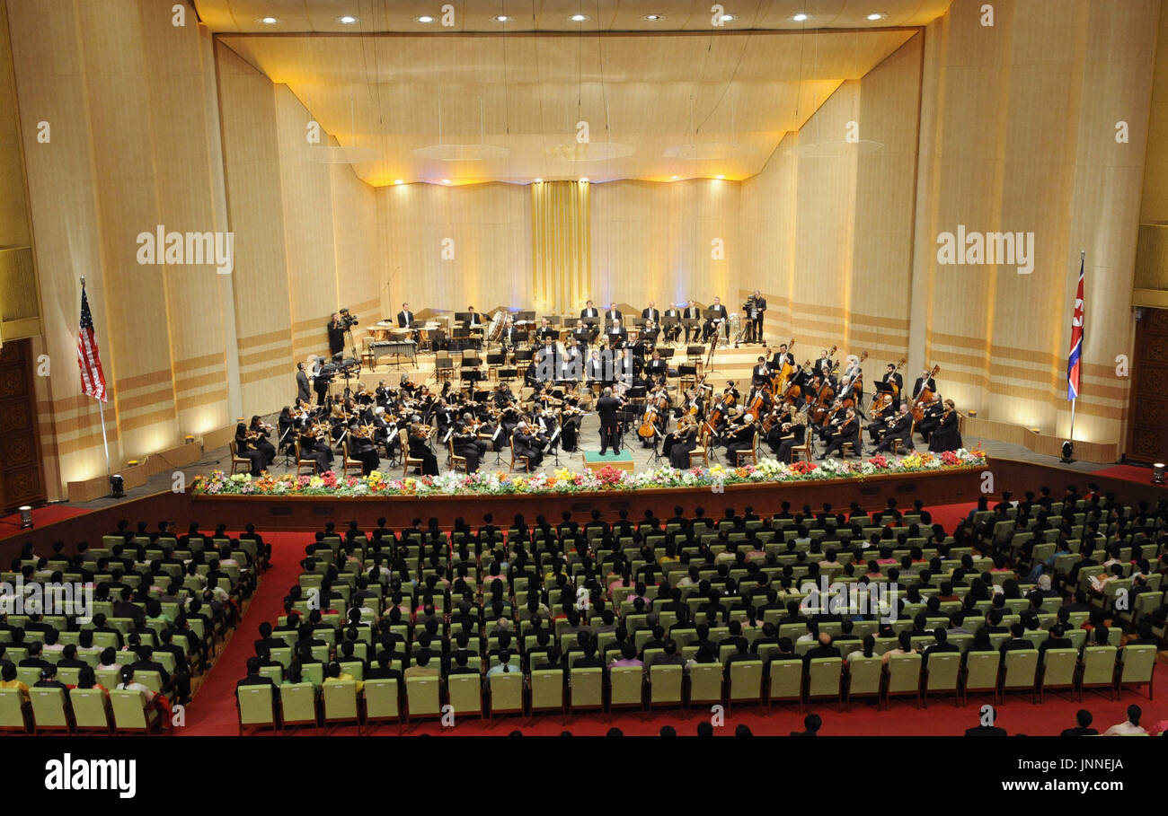 PYONGYANG, North Korea The New York Philharmonic holds a dress