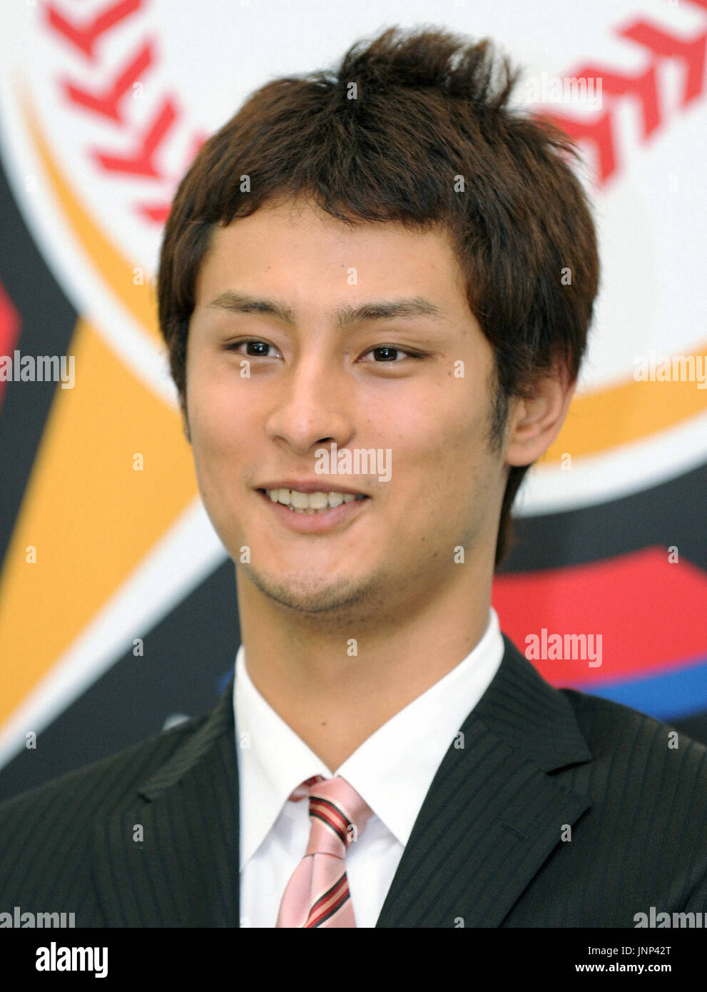 SAPPORO, Japan Nippon Ham Fighters righthander Yu Darvish smiles