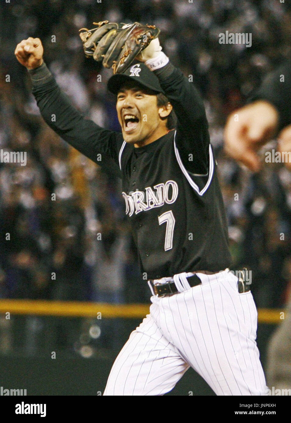 DENVER, United States - Colorado Rockies infielder Kazuo Matsui