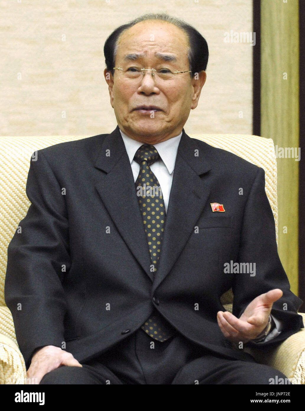 PYONGYANG, North Korea - Kim Yong Nam, president of the Presidium of ...