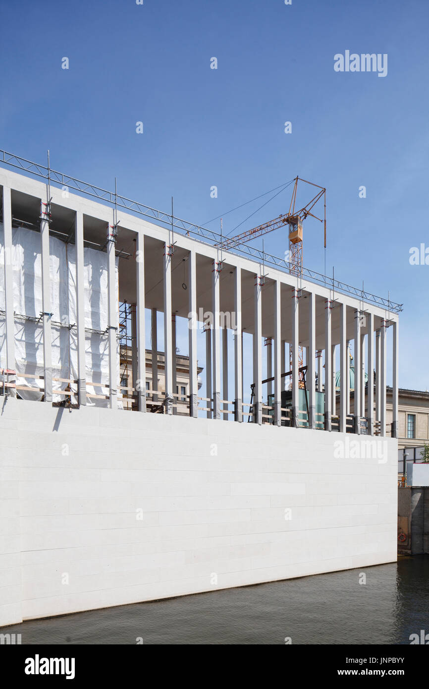 construction site at Museumsinsel in Berlin-Mitte Stock Photo