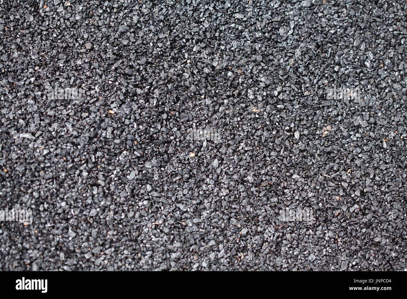 fresh black tar, street asphalt Stock Photo