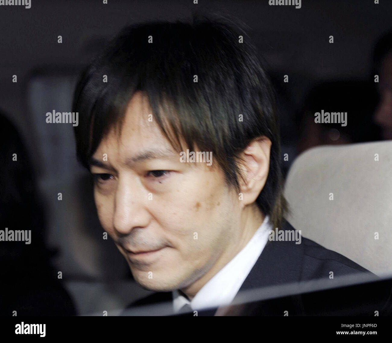 OSAKA, Japan - Pop music producer Tetsuya Komuro leaves the Osaka 