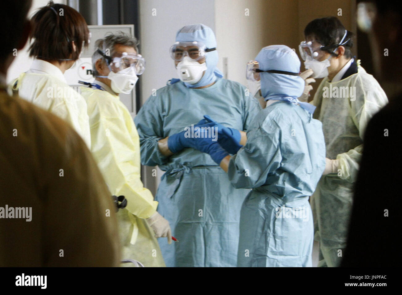 TOKYO, Japan Japanese quarantine authorities at Narita International