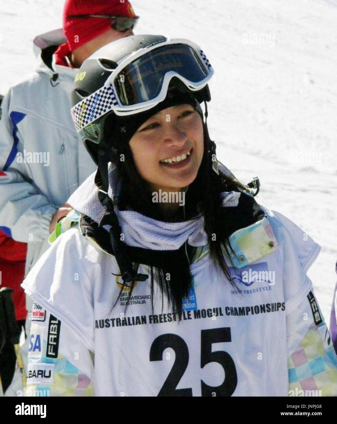 PERISHER BLUE, Australia - World champion Aiko Uemura smiles after 