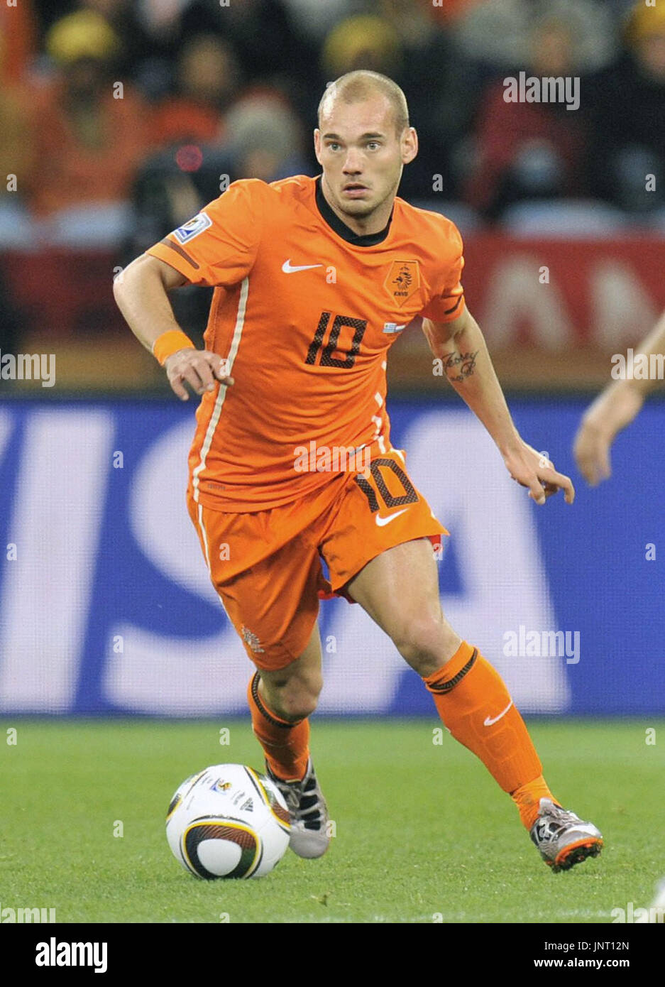 CAPE TOWN, South Africa - Netherlands midfielder Wesley Sneijder looks ...