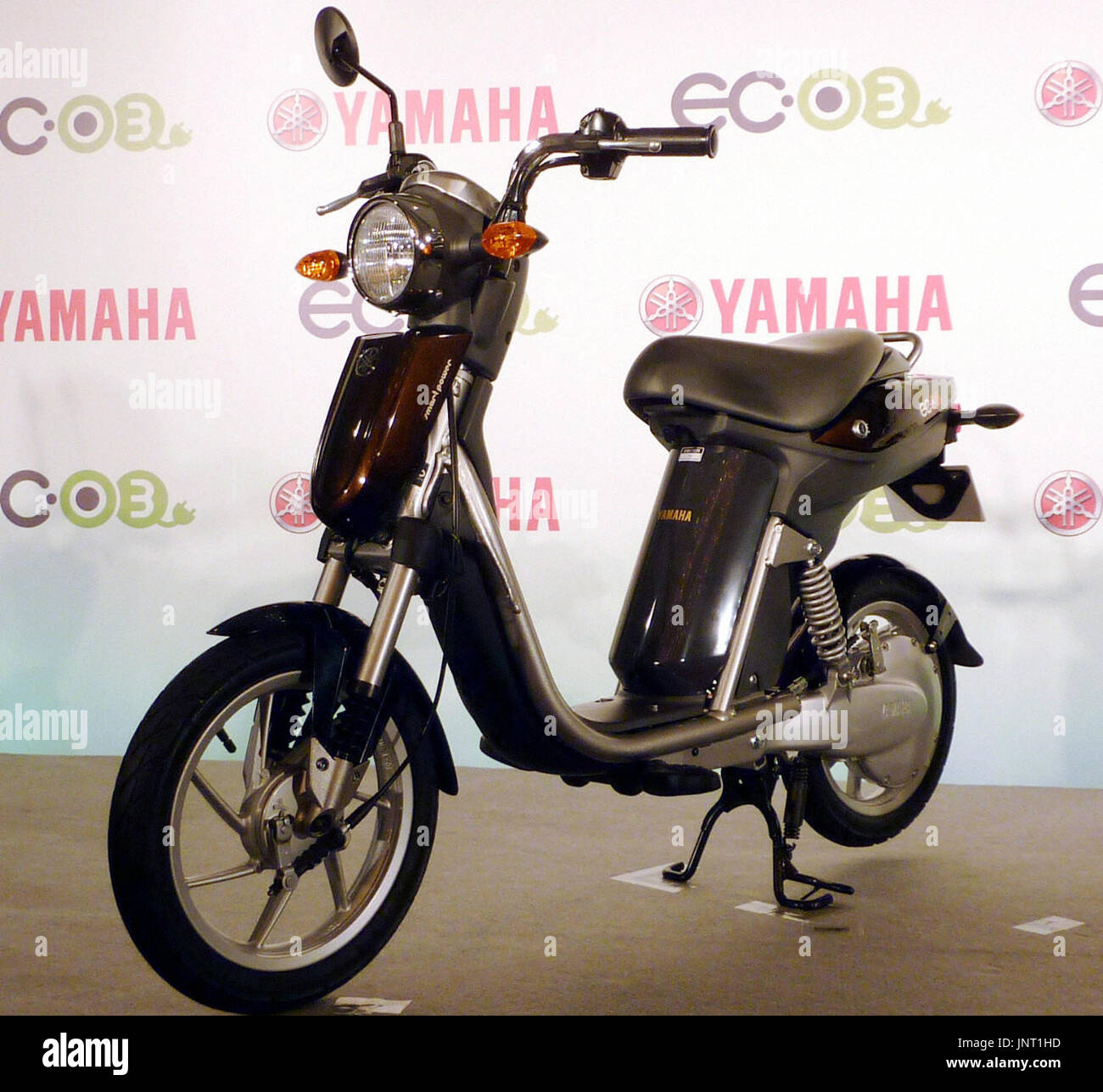 Image showcasing TOKYO, Japan - Yamaha Motor Co. will the ''Electric Commuter'' EC-03 ...
