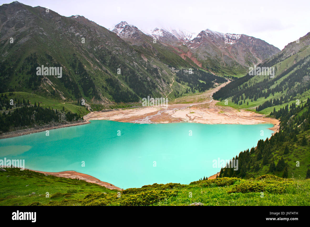 lake mountain landscape Stock Photo