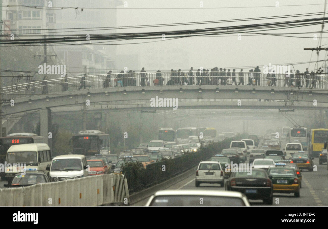 TOKYO, Japan Undated photo shows traffic congestion and smog in