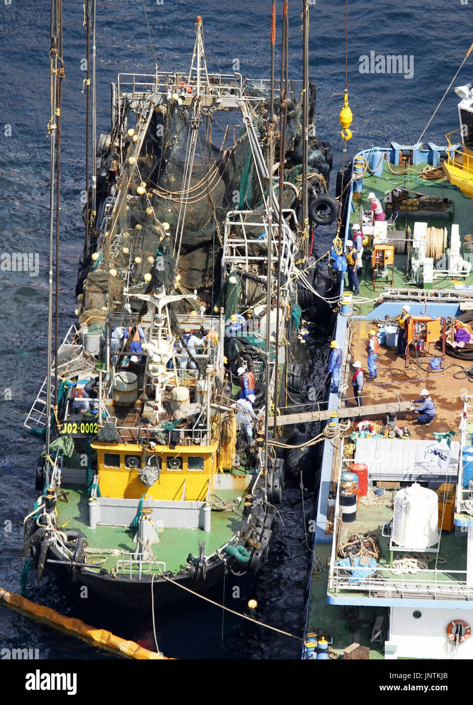 FUKUE, Japan The fishing boat Yamada Maru No.2, which sank in January