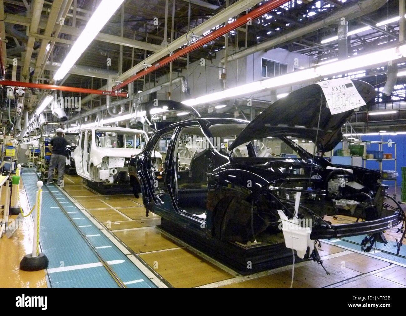 TOKYO, Japan - Photo taken in May 2010 shows a Nissan Motor Co. plant ...