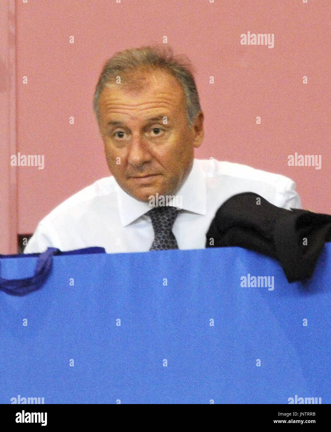 OSAKA, Japan - Japan national team manager Alberto Zaccheroni watches a