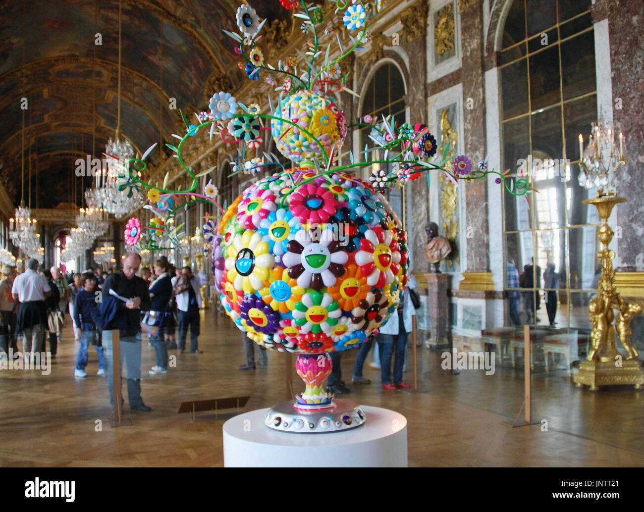 PARIS, France Takashi Murakami's ''Flower Matango'' is exhibited at the Palace of Versailles