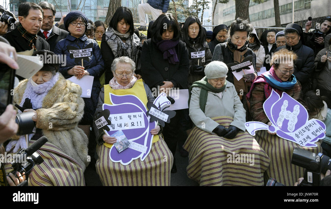 Seoul South Korea Former South Korean Comfort Women