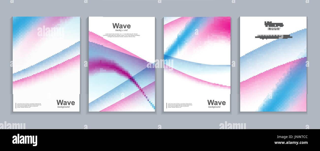 Simple Minimal Covers Abstract 3d Meshes Template Design. Future Geometric Pattern. Vector Illustration Stock Vector