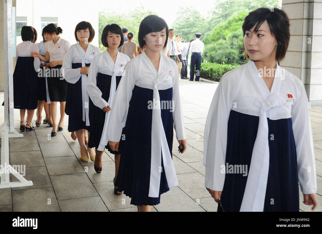 Pyongyang, North Korea University students in Pyongyang, North Korea