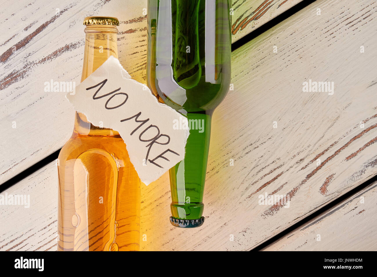 Alcohol abuse, how to stop. Stock Photo