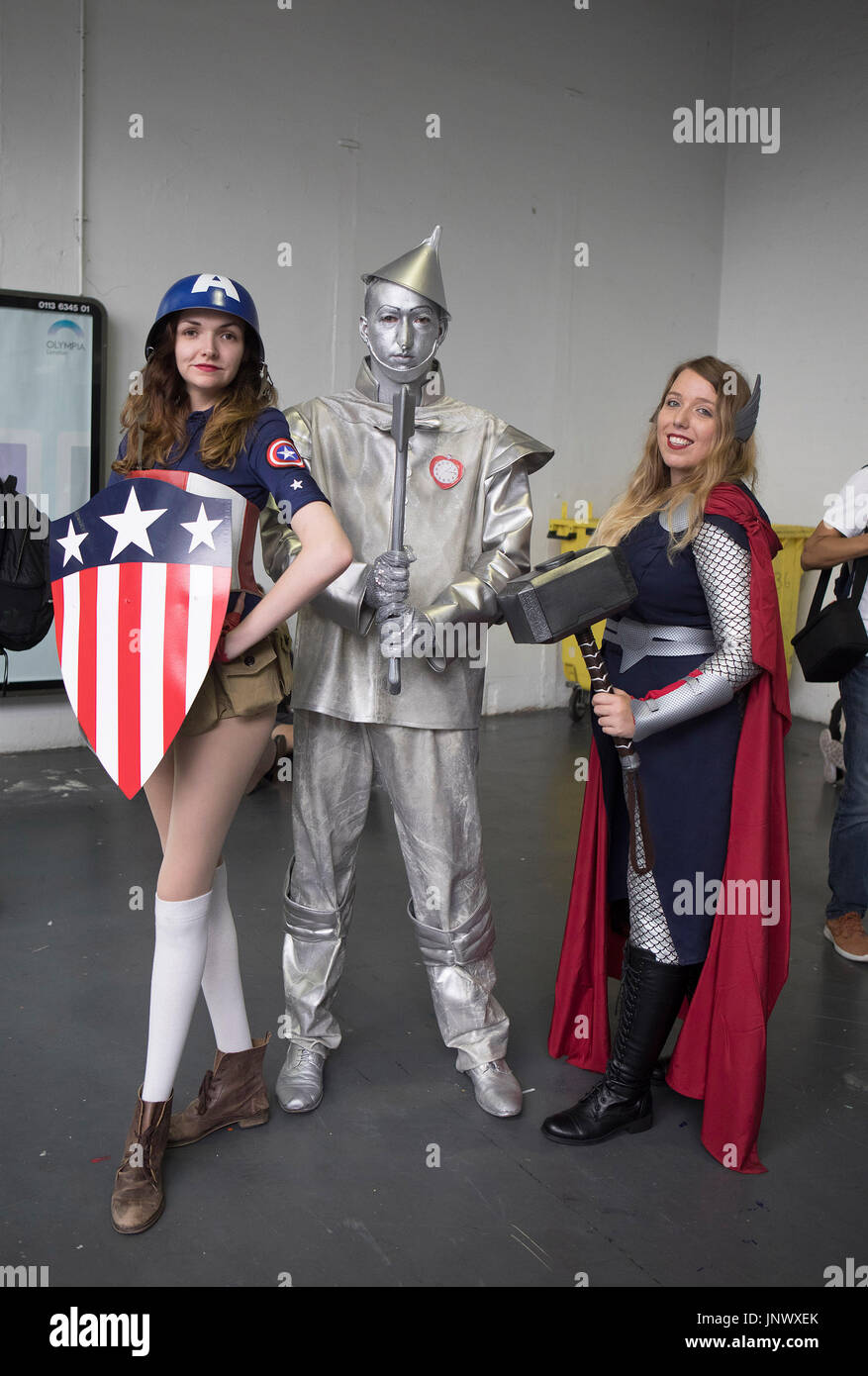 London Film & Comic Con, Olympia,London Stock Photo Alamy