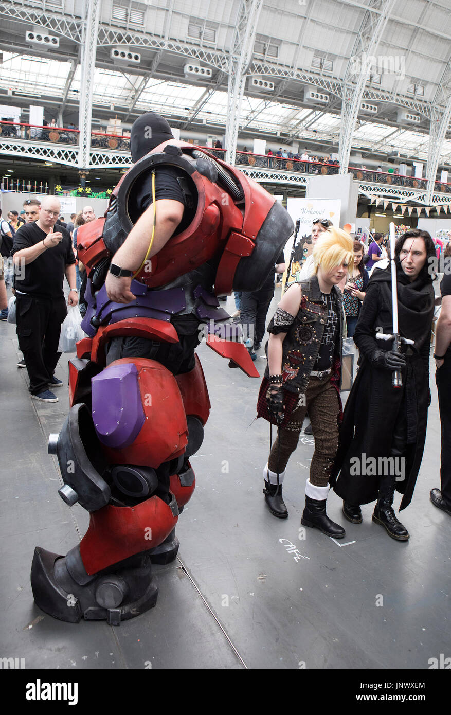 London Film & Comic Con, Olympia,London Stock Photo Alamy