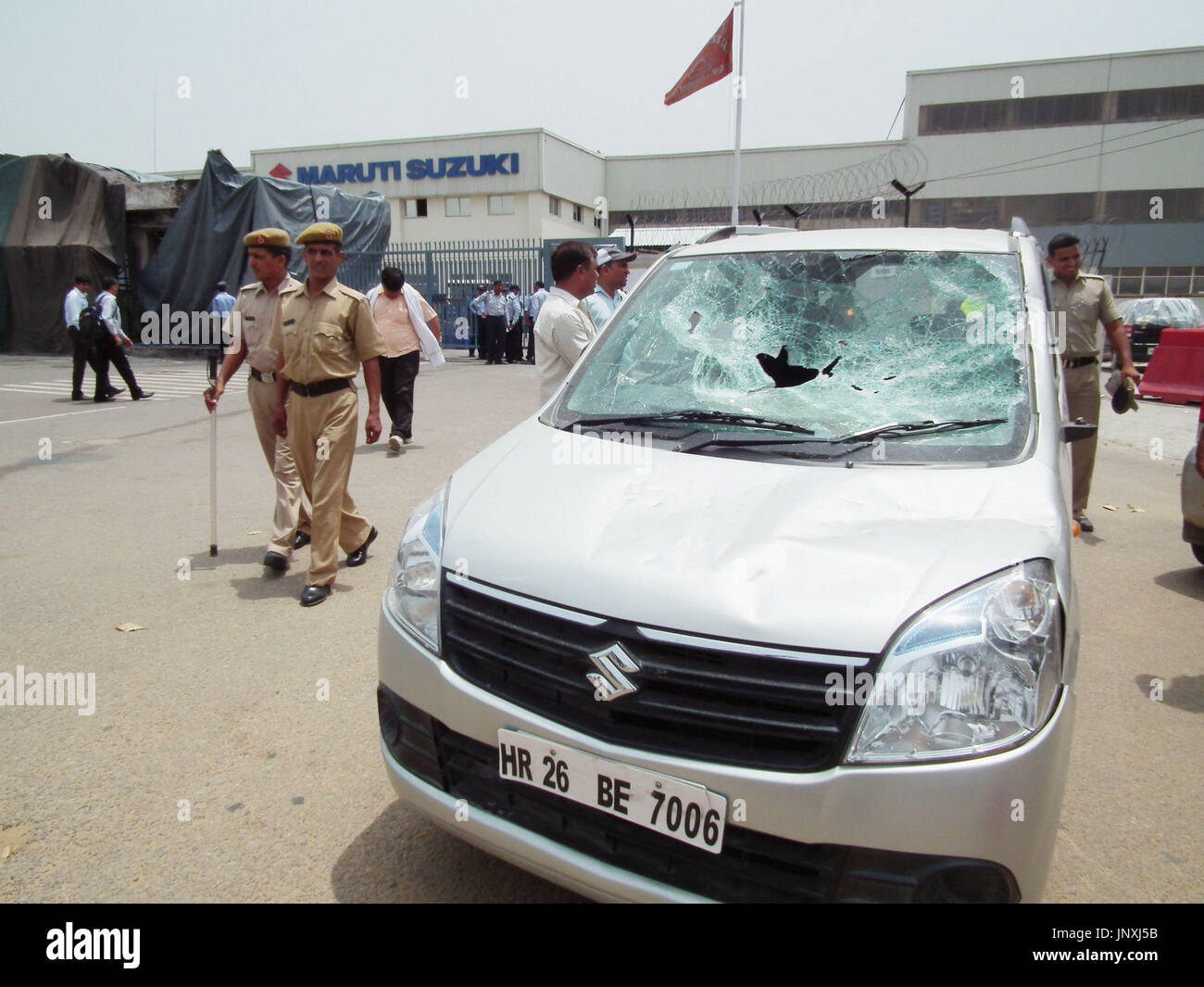 GURGAON, India - Photo shows a car plant of Indian-Japanese carmaker