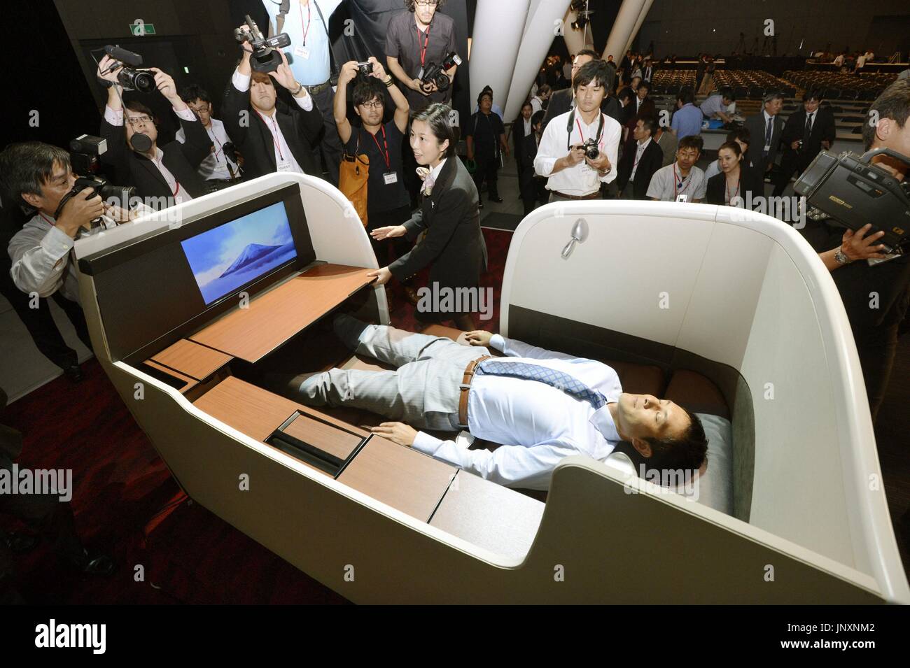 TOKYO, Japan Japan Airlines Co. demonstrates its first fully