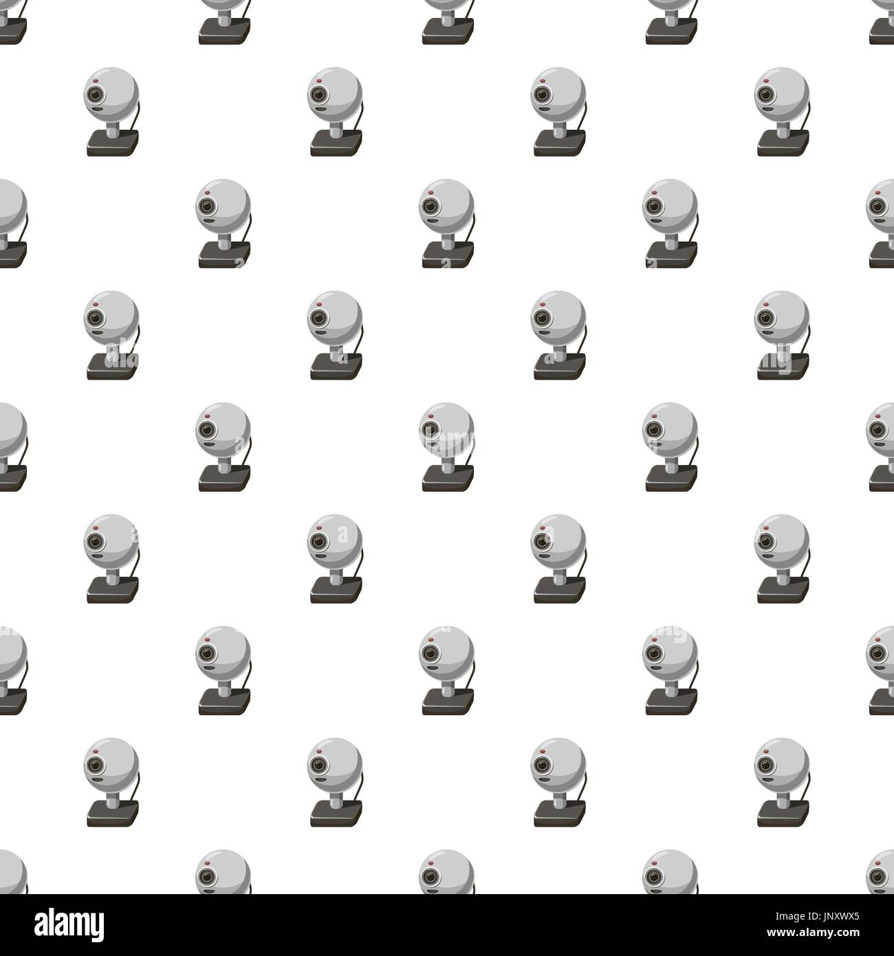 Webcam pattern seamless Stock Vector